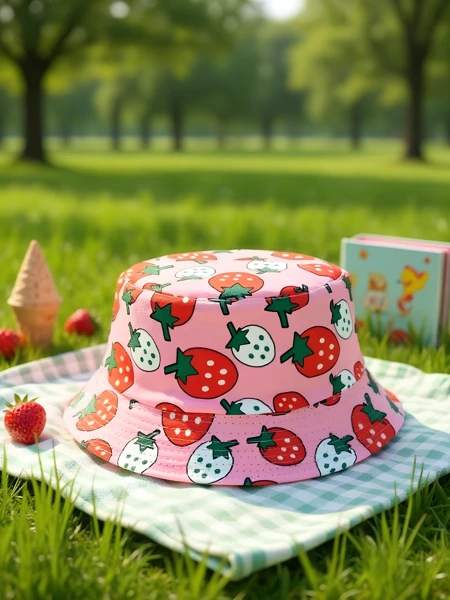 Royalfashion Детска шапка тип кофа Color Splash Bucket