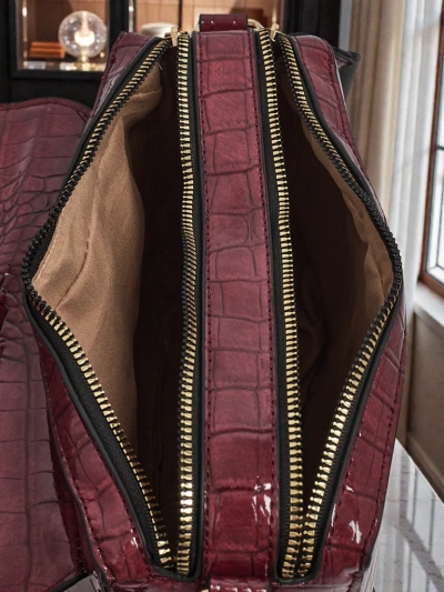 Дамска чанта Cassandra Бордо Екологична Кожена