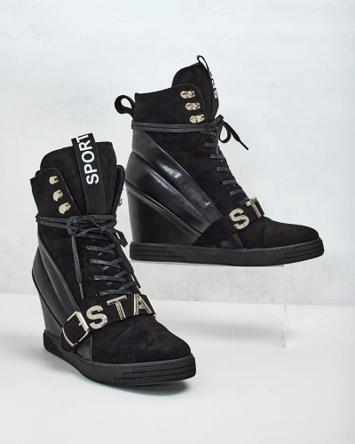 Royalfashion дамски боти Ronii на токчета