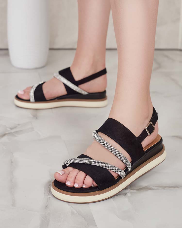 Royalfashion Дамски сандали Obissa с нисък ток