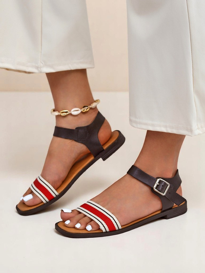 Royalfashion Дамски сандали с равна подметка Naya