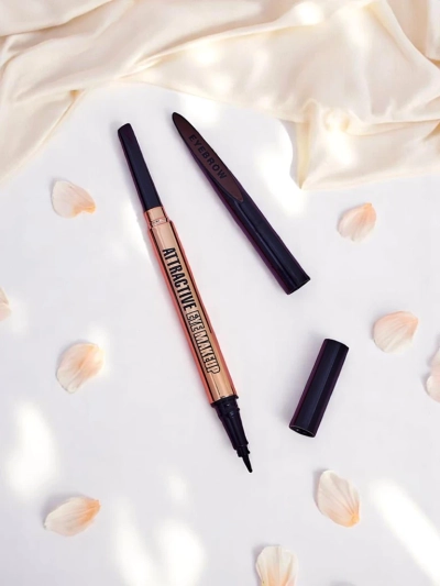 Овлажняващ молив за вежди и очна линия в едно Руса