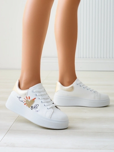 Обувки с платформа за жени Royalfashion с принт Alcape