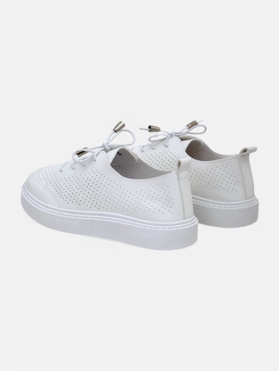 Royalfashion Жени перфорани спортни обувки с връзки Vaned