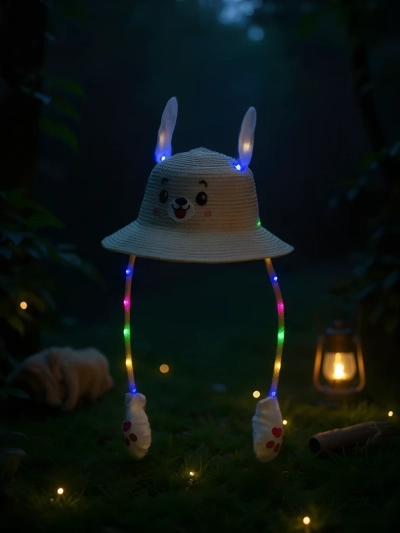 Royalfashion Детска сламена шапка Glow Puppy Hat