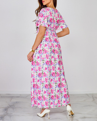 Royalfashion Дамска флорална миди рокля