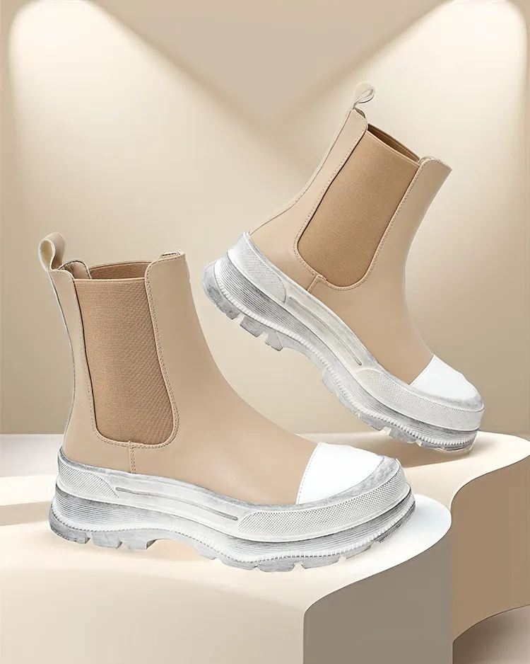 Дамски ботуши без връзки на Royalfashion Anerr