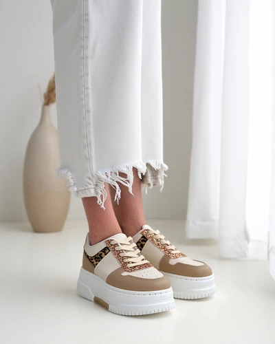 Royalfashion Женски маратонки с блестящи елементи Qisofi