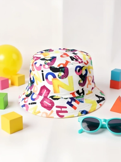Royalfashion Детска шапка тип кофа Color Splash Bucket