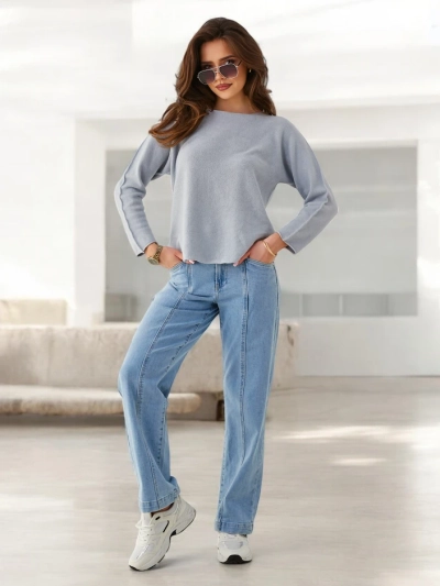 Royalfashion Вискозен тънък женски пуловер