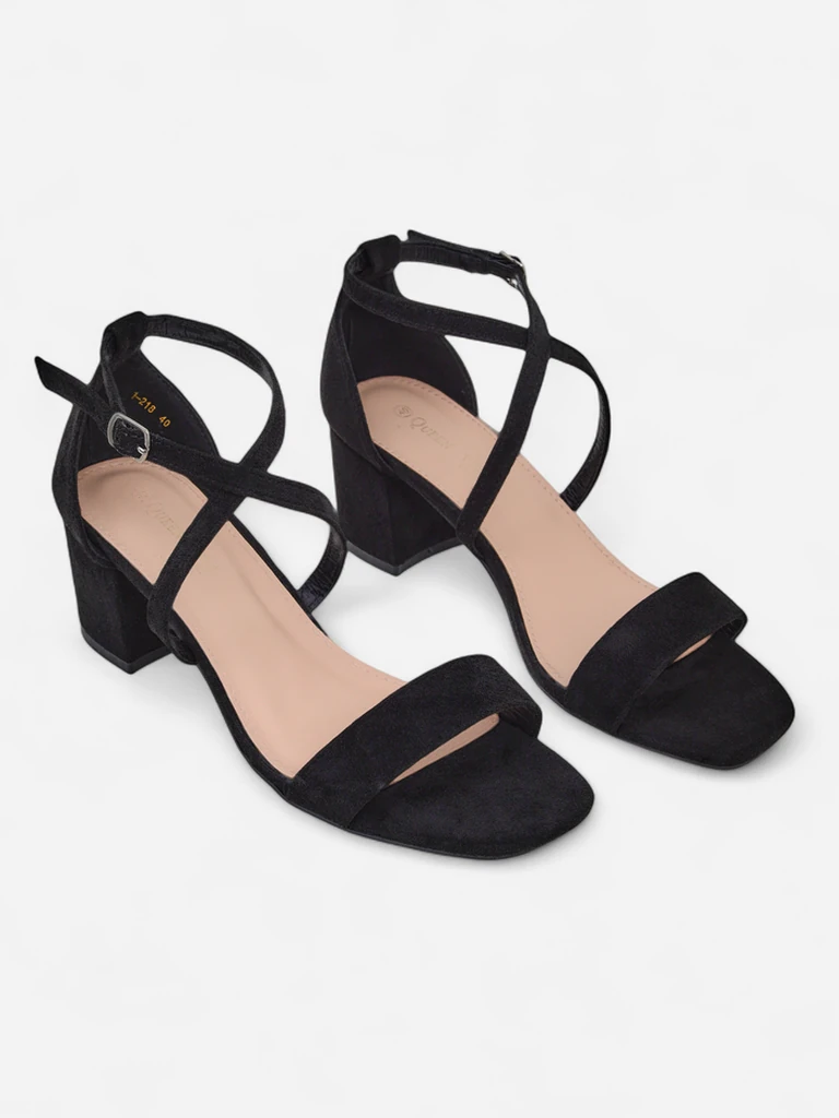 Роялфешън дамски сандали от еко велур Romates