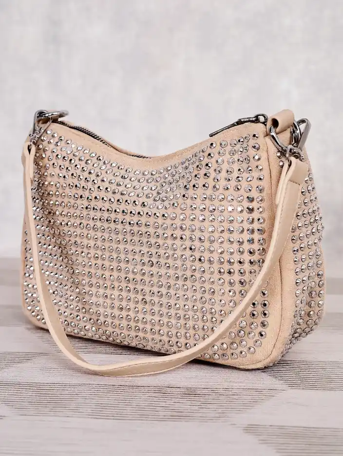 Royalfashion Малка дамска чанта с пирони