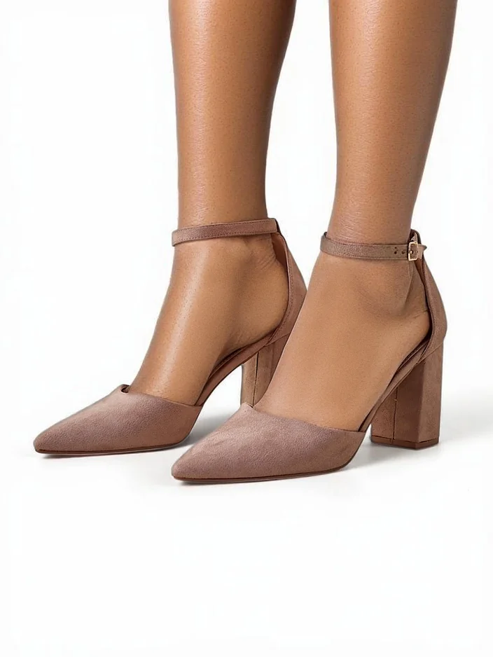 Royalfashion дамски помпи от еко велур Caldeno