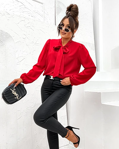 Риза за жени Royalfashion с панделка