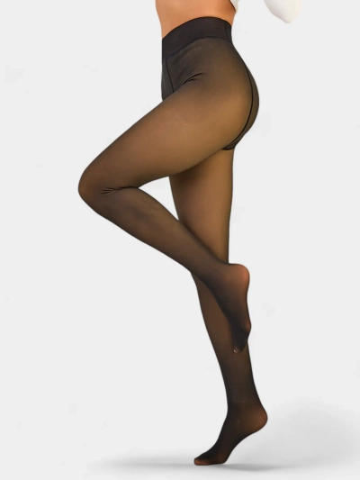 Royalfashion Дамски зимни чорапи с пухкава подплата