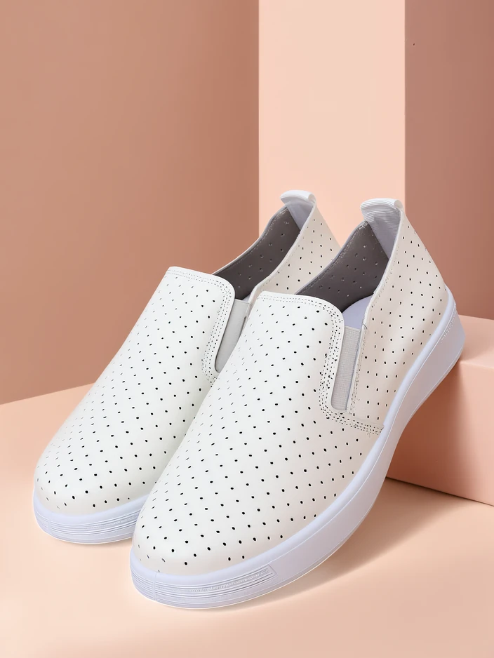 Royalfashion Дамски перфориран спортен обувки Musio