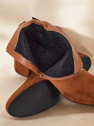 Дамски платформени глезенски боти Royalfashion Eloron