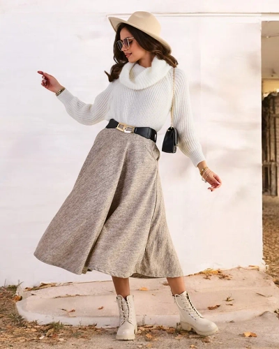 Дамска миди пола на Royalfashion