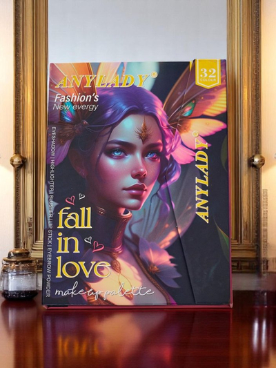 ANYLADY Компактна палитра за грим – сенки за очи, контур, устни 33 цвята