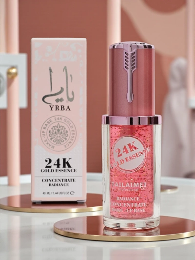 Основа Primer за грим 24K- хидратира, озарява и контролира секрецията на себум