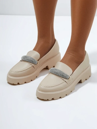 Royalfashion Женски мокасини с циркони Emerne