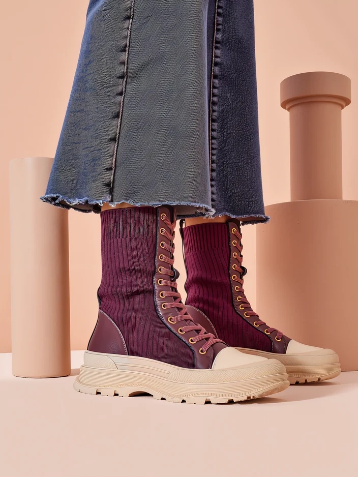 Royalfashion Жени високи работни ботуши Fosilla