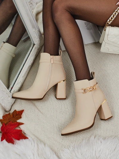 Дамски еко велурени боти на ток Ostirena