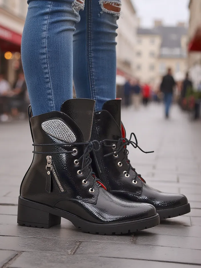 Royalfashion Женски ботуши до глезена работни обувки Volio