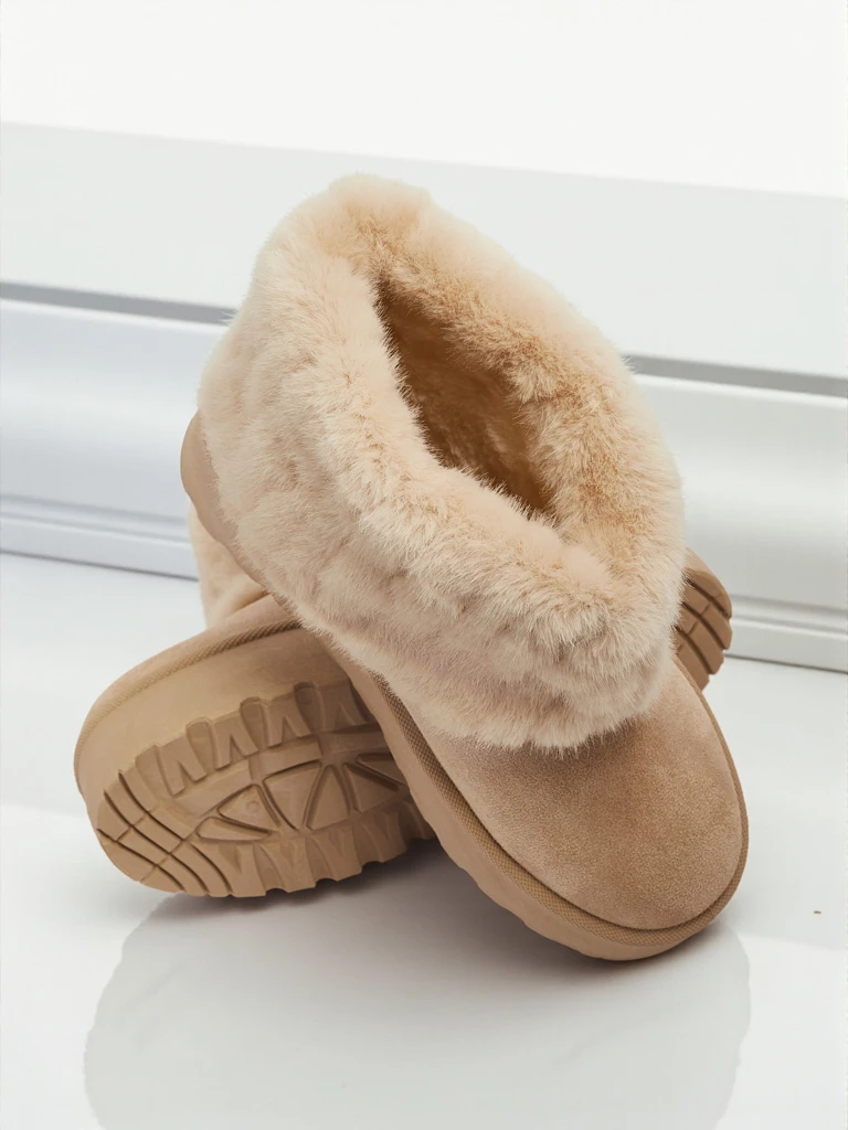 Дамски ботуши тип снегоходки с пухкава подплата Irelle