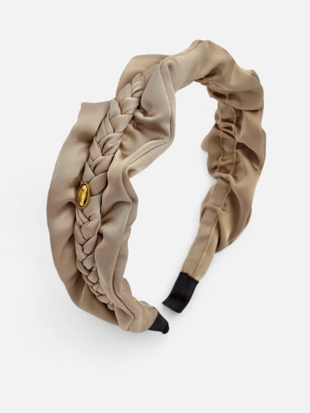 Royalfashion Лента за коса с плитка и набирания