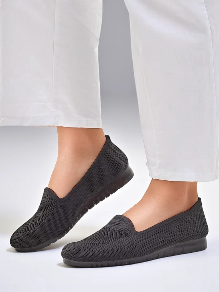 Royalfashion дамски текстилни мокасини Caerit