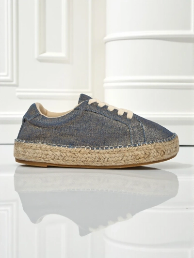 Aurelia Denim Espadrillos – дамски маратонки с плосък ток и плат
