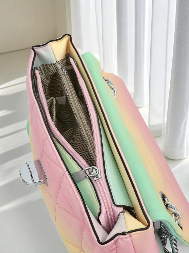 Royalfashion Малка дамска чанта от еко кожа с омбре ефект Sophie Rose