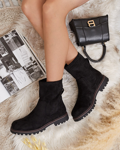 Royalfashion Дамски ботуши Gebimma от еко велур