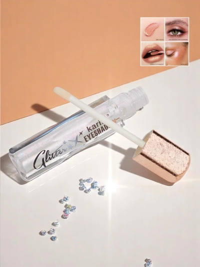 Бляскав течен сенки за очи в цвят Перла