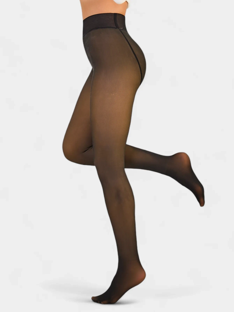 Royalfashion Дамски зимни чорапи с пухкава подплата