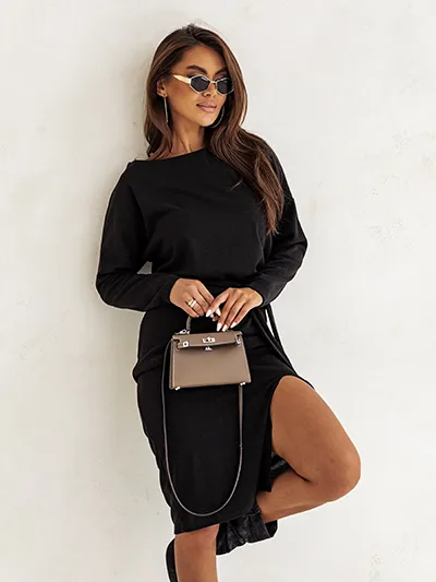 Royalfashion Дамска миди рокля