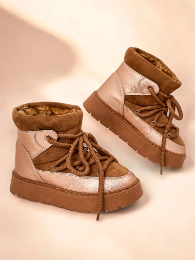 Дамски боти за сняг с връзки Royalfashion Iniuc