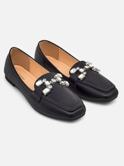 Royalfashion Дамски мокасини с камъчета Lecilla