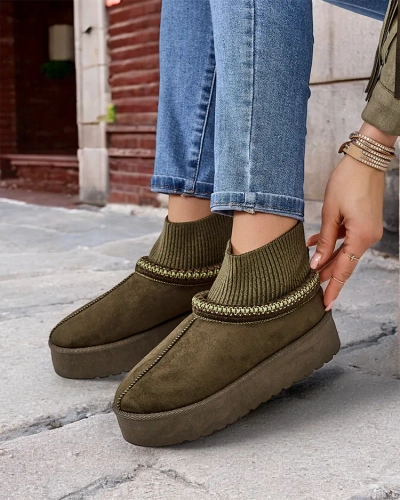 Royalfashion Къси снежни ботуши за жени Narorzi