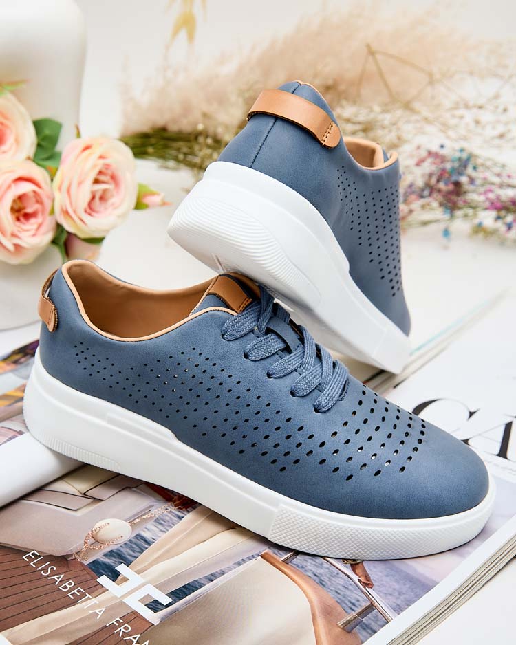 Royalfashion Дамски ажурни маратонки Deromias