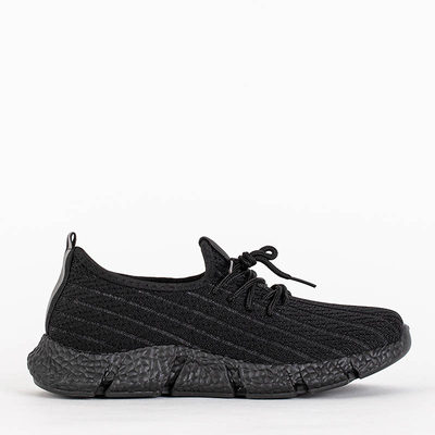 Czarne damskie sportowe buty Noliko - Obuwie