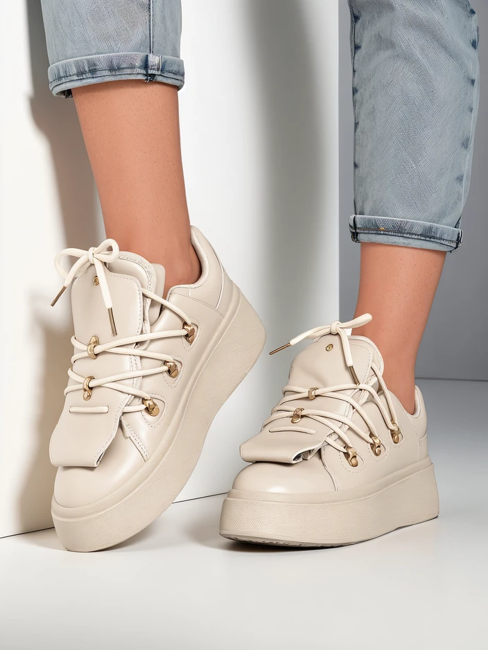 Обувки Royalfashion за жени с декоративен език Domatories