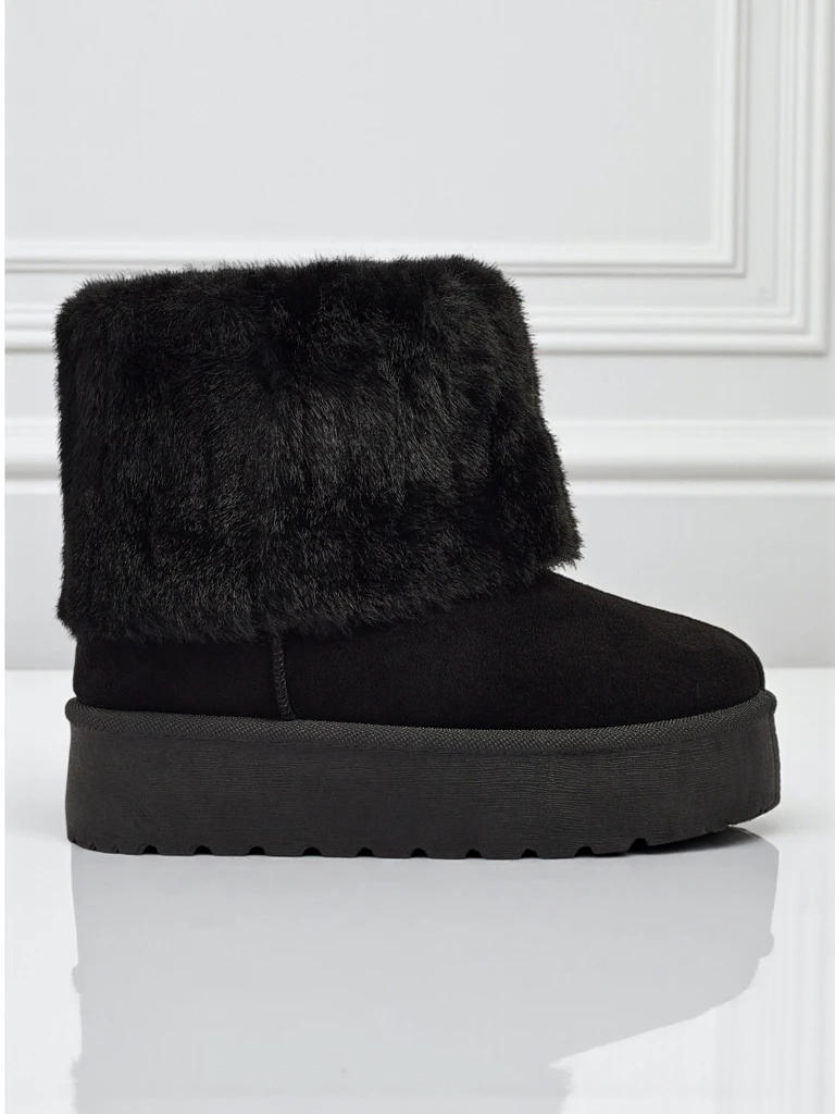 Дамски ботуши тип снегоходки с пухкава подплата Irelle