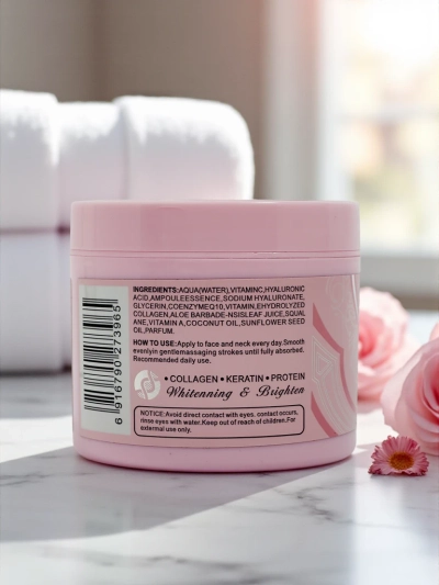 Крем за лице и шия с ефект на изсветляване и хидратация Light Pink