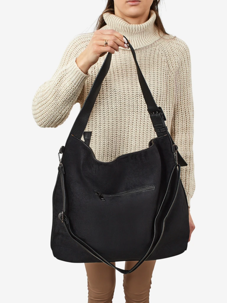 Дамска чанта shopper еко велур Donenn