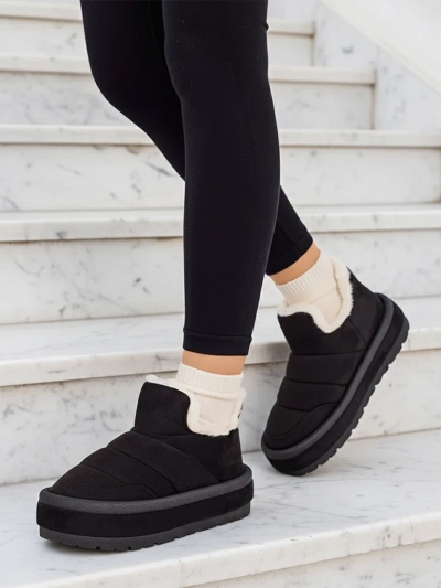 Royalfashion Дамски къси ботуши Zoeno a'la snow boots