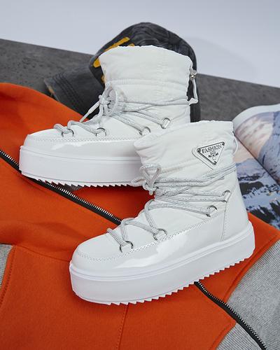 Бели детски обувки за сняг Asifa - Обувки