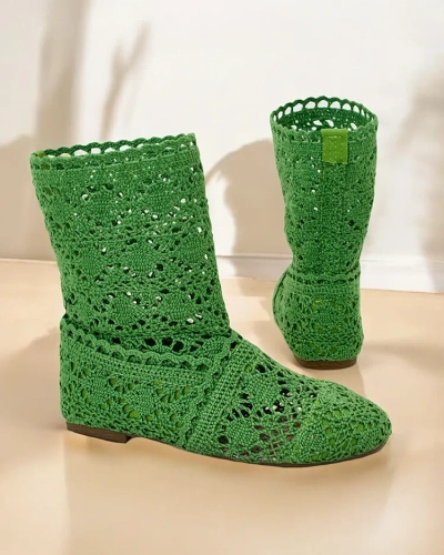 Royalfashion Детски ажурни ботуши Цвят