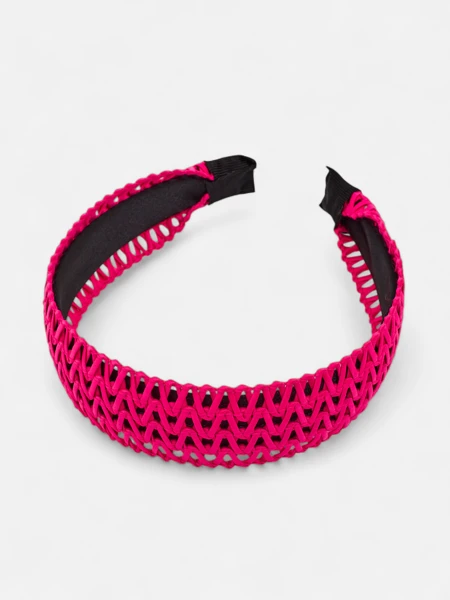 Royalfashion Дамска ажурна плетена лента за глава